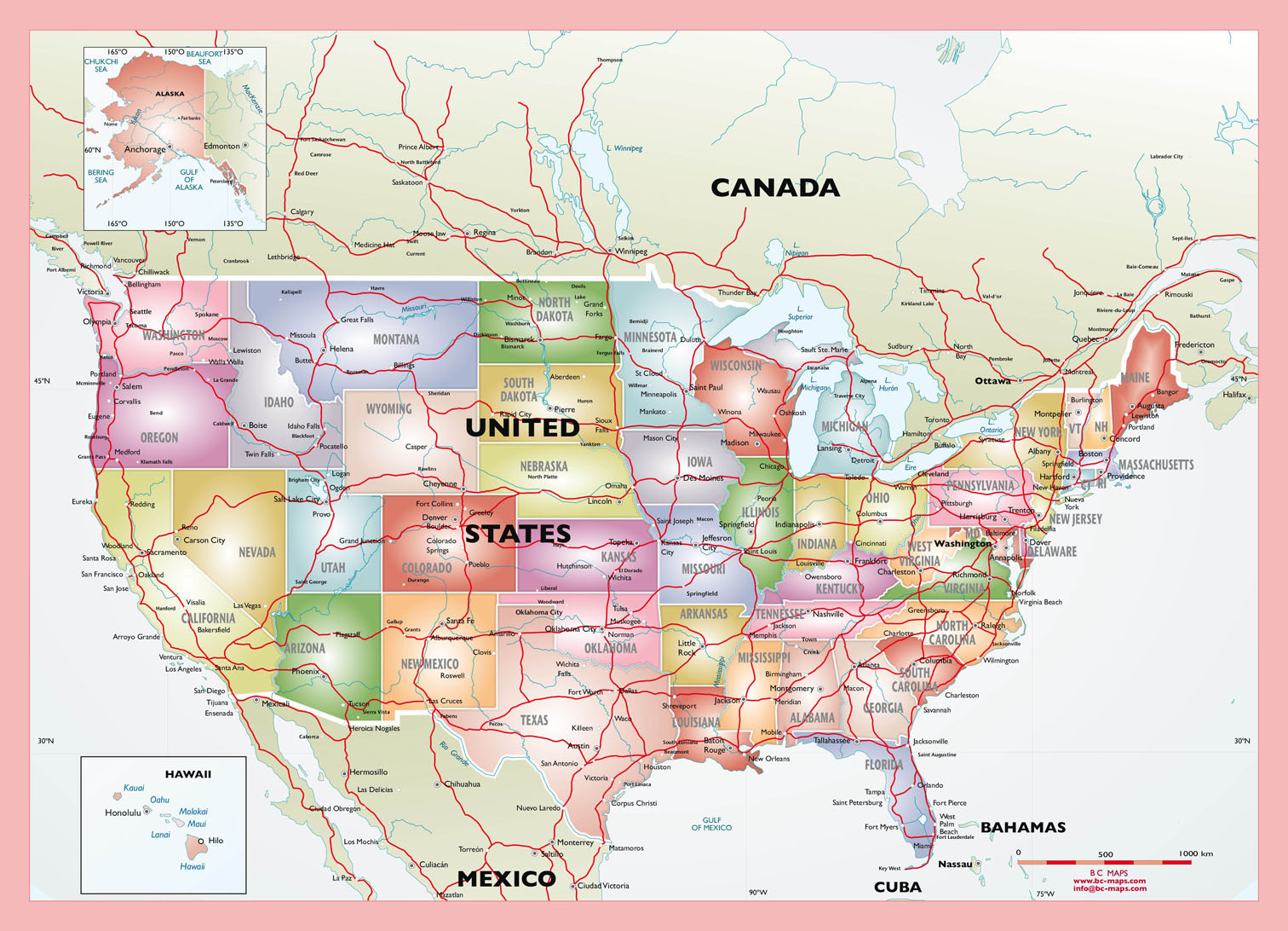 United States Vector City Maps Eps Illustrator Freehand